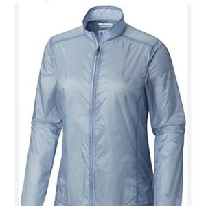 Columbia Montrail Womens Blue Omni-Shield Windbreaker Jacket XS Gorpcore Hiking